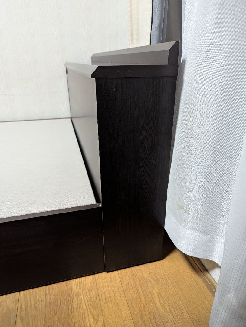 フランスベッド nls-603 ダークブラウン セミダブルベッドフレーム