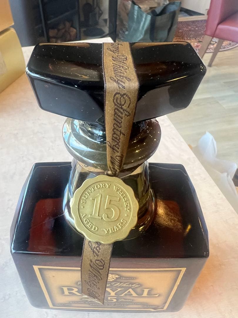 サントリーウイスキー　ローヤル15年　二本　ゴールドラベル　未開封