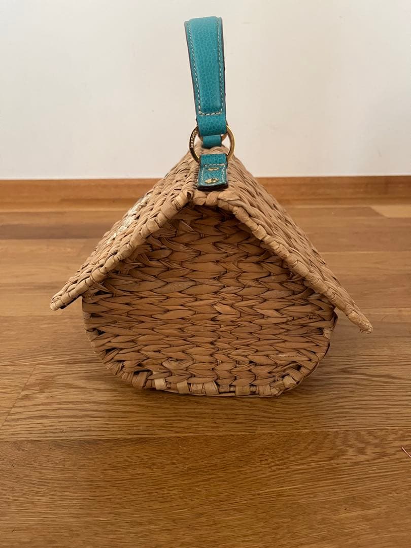 ケイトスペード Kate spade /blue bird お家型バッグ