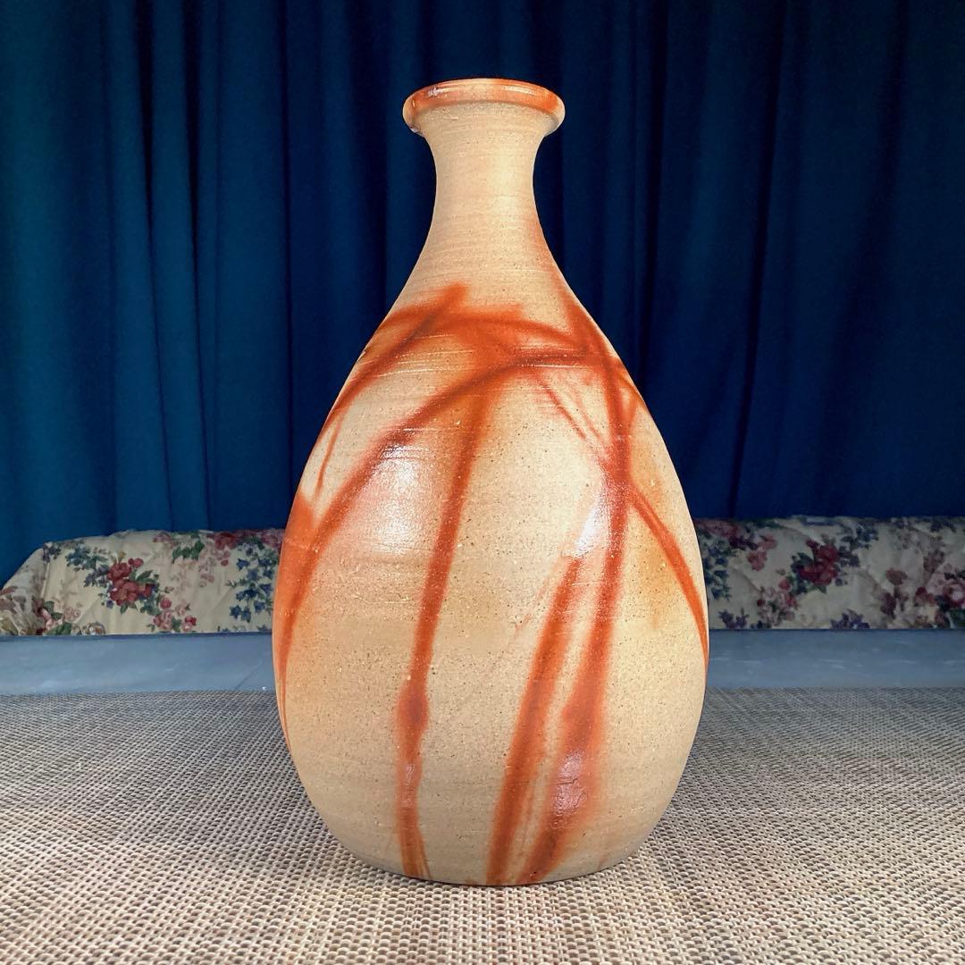 『ハピうー特価』　備前焼　山本竜一　『備前　一輪花入』　花瓶