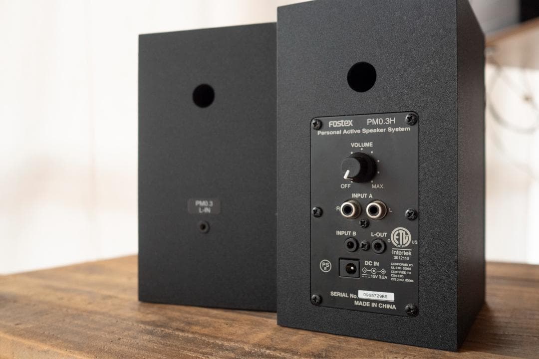 まい☆　Fostex PM0.3H アクティブスピーカー