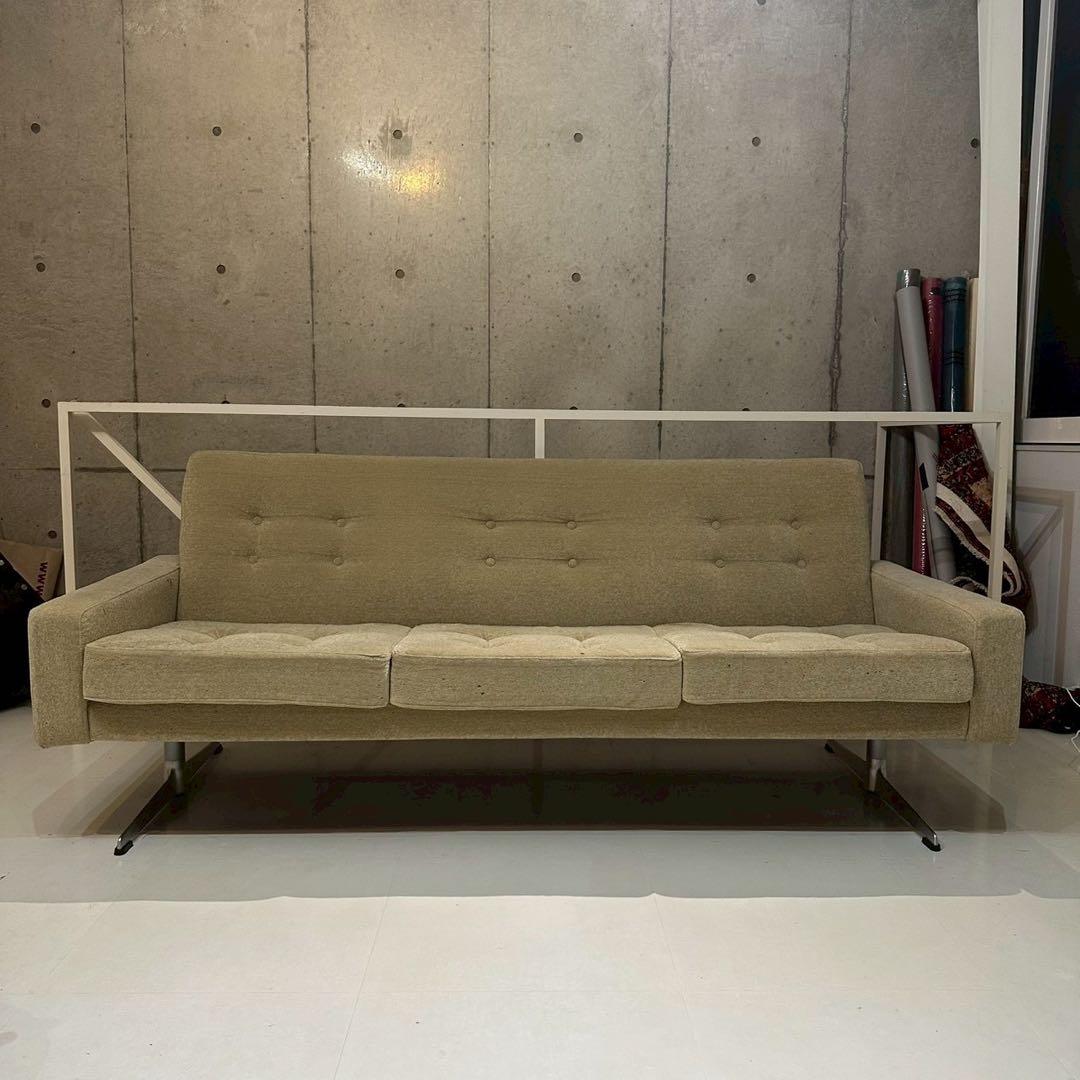 【たろう様限定】ヴィンテージソファ ベージュ 3人掛け