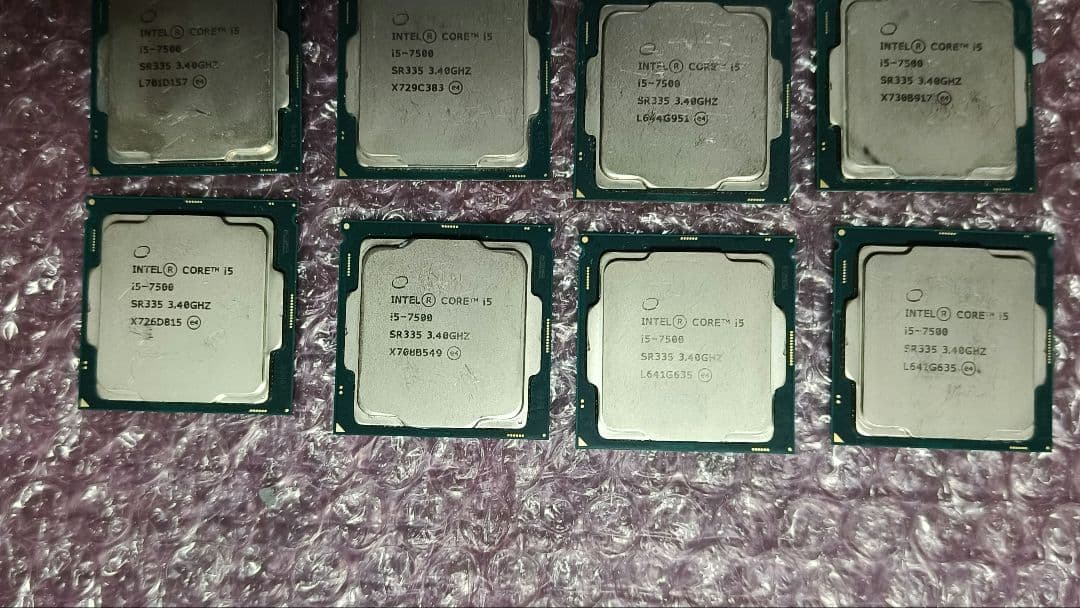 core i5 7500 まとめ売り動作確認済み