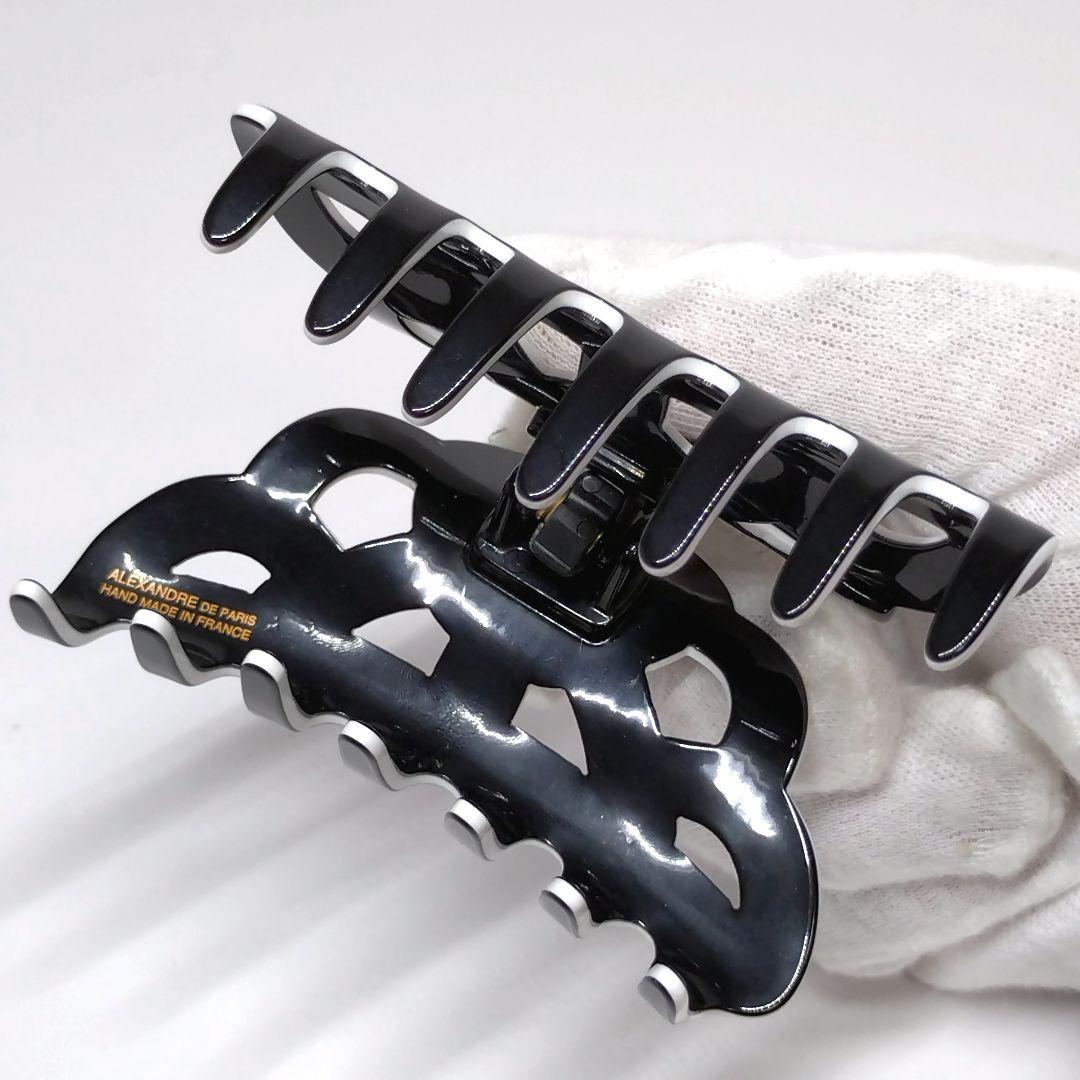 ALEXANDRE DE PARIS ヘアクリップ アレクサンドルドゥパリ 黒
