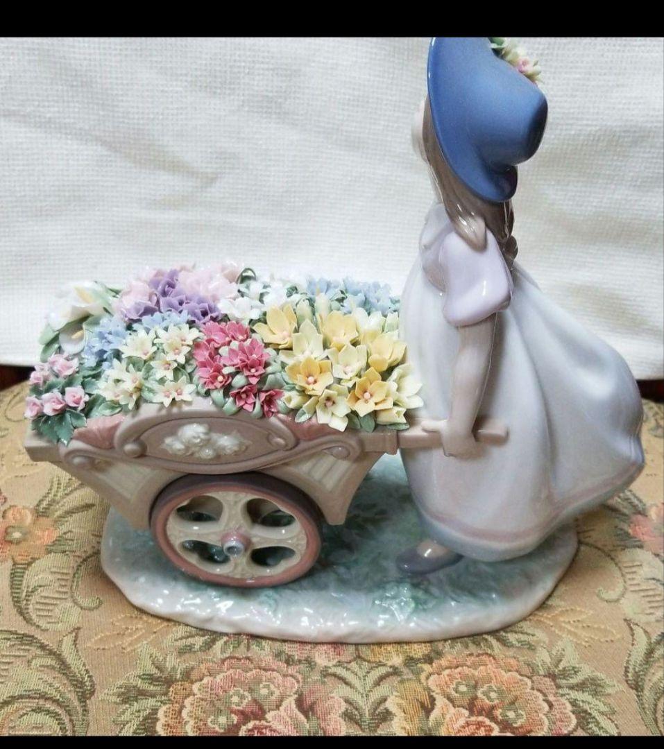 リヤドロリヤドロ 陶器人形 スペイン お花屋さん