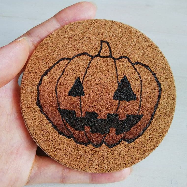 1枚130円 ハロウィンコースター