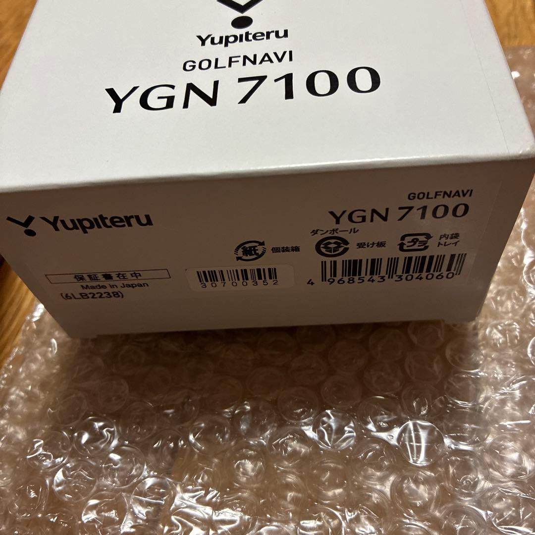 【ほぼ新品　ラウンド3回　画面保護シート貼済】ユピテル　ゴルフナビYGN7100