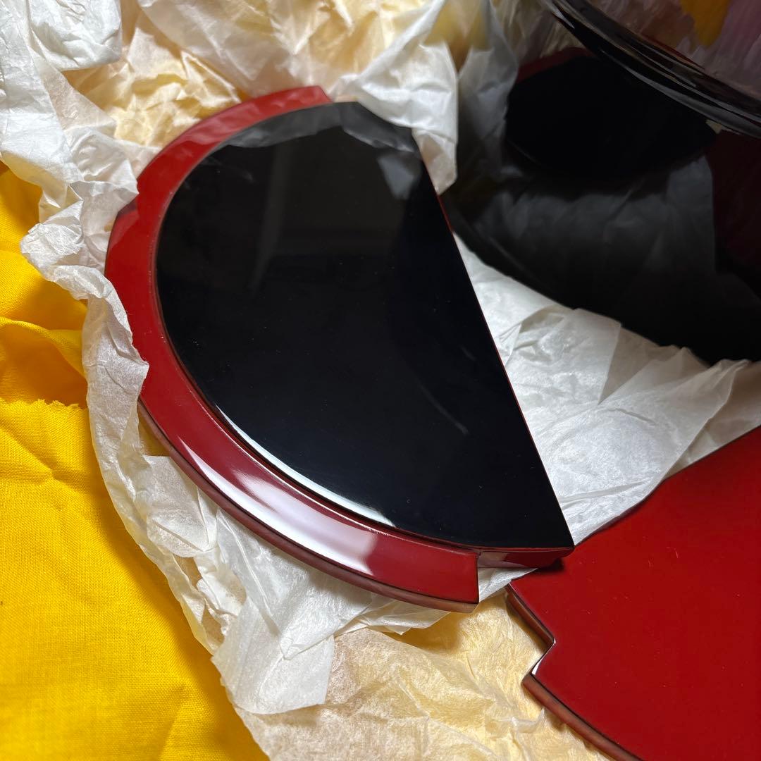 輪島塗り漆器 手桶水指　塗師幸悦