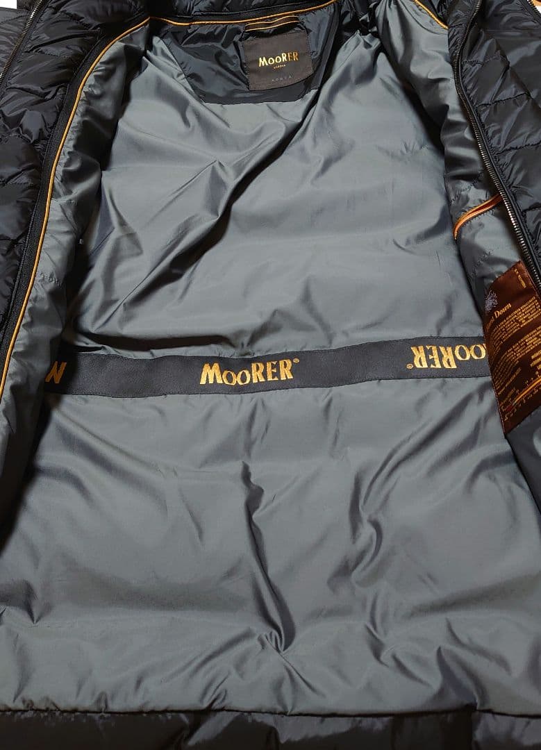 ムーレー MOORER GRIMA-SH 黒 50 ダウン ジャケット