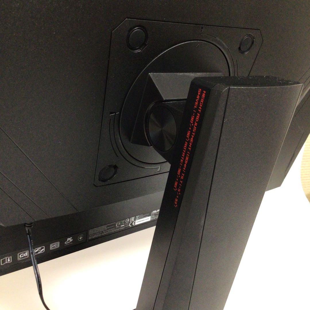ASUS ゲーミングモニター　VG258QR-J モニター 本体 スタンド付き