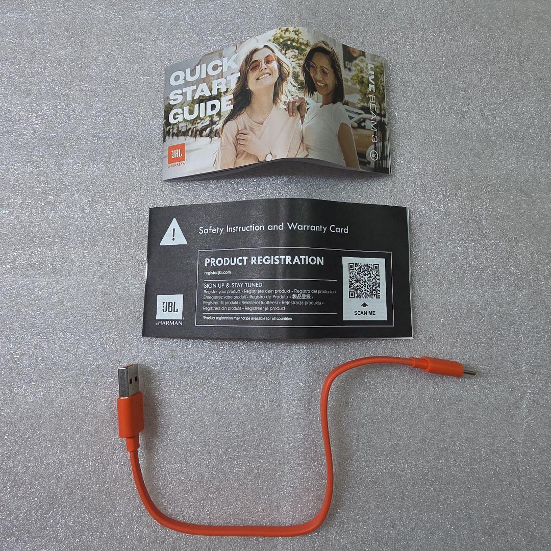 最終値下げ　　JBL LIVE BEAM 3 ワイヤレスイヤホン ブラック