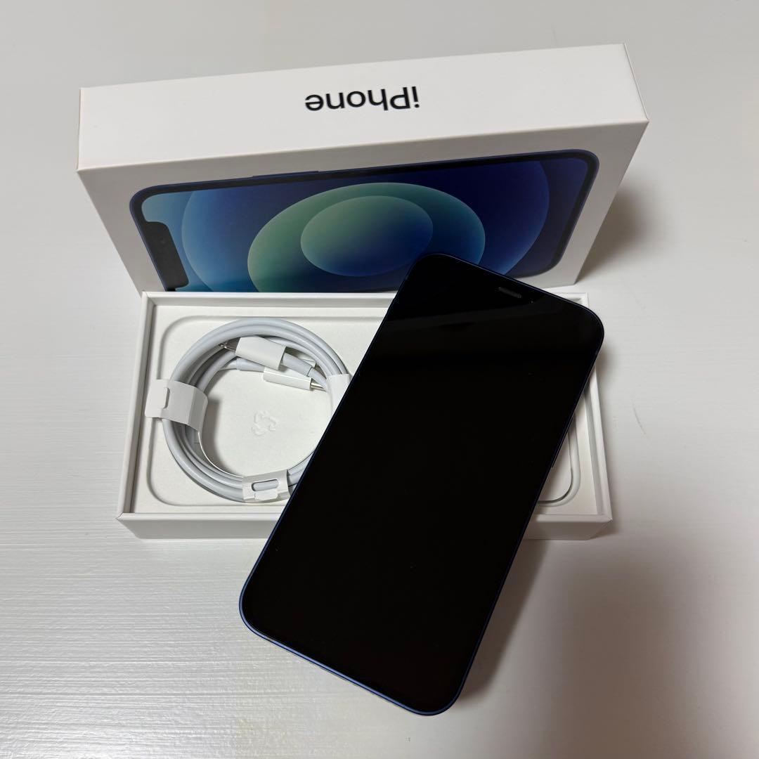 美品★64GB★ブルー/iphone12 mini★SIMフリー