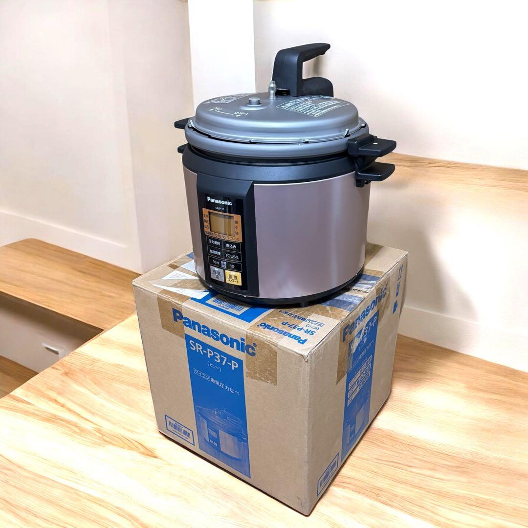 【完全未使用】パナソニック 電気圧力鍋 SR-P37 ピンク 元箱付