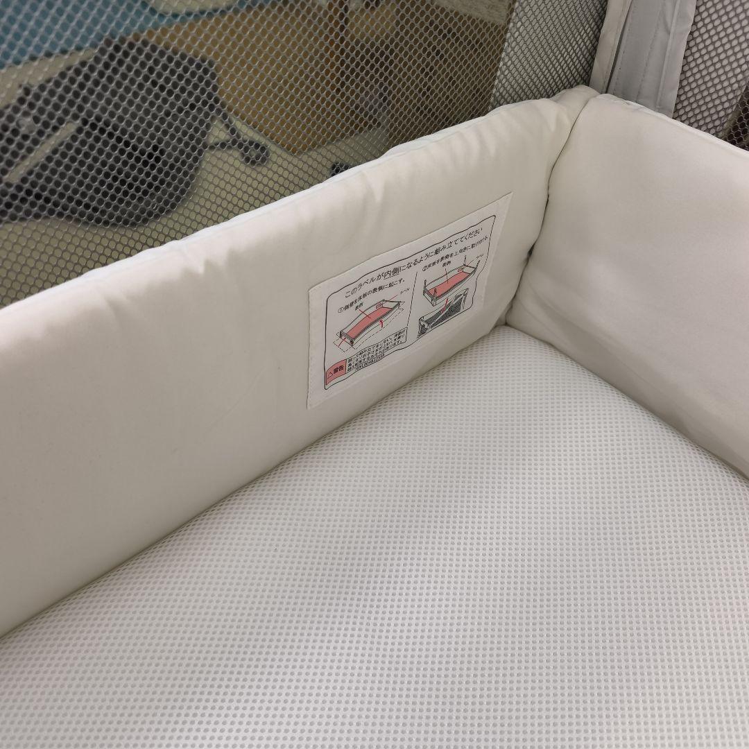 ぷー【処分セール中】Apricaベビーベッド ココネルエアー グレーベアー2