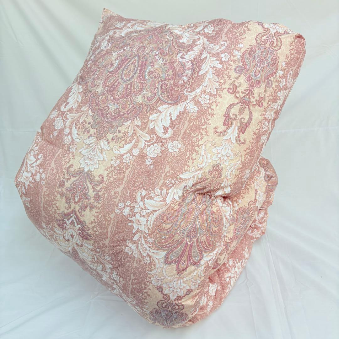 羽毛布団 シングル ポーランド ホワイトマザーグース CH92103 ピンク