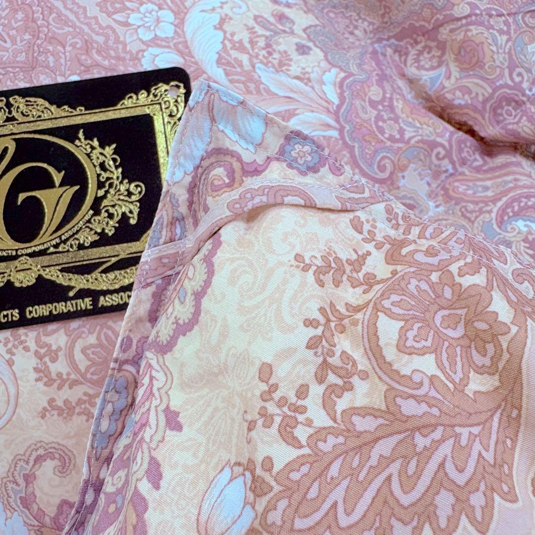 羽毛布団 シングル ポーランド ホワイトマザーグース CH92103 ピンク