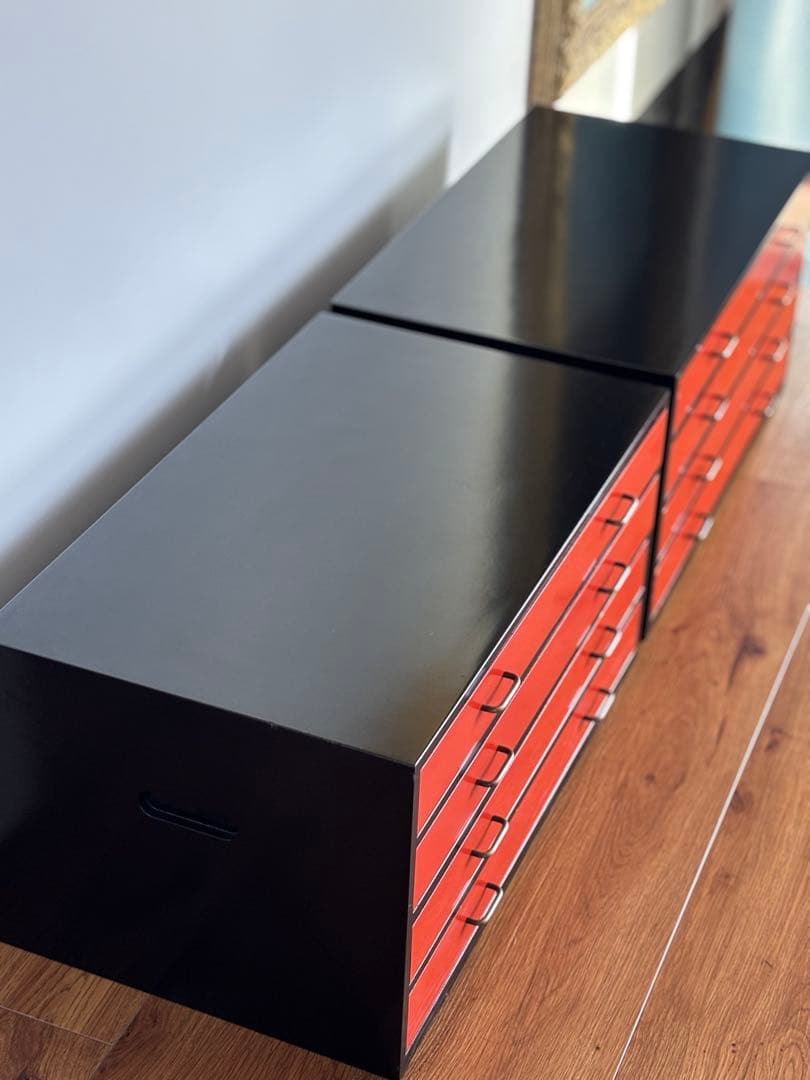 2つセット　ヴィンテージ レトロ　引き出し　チェスト　小物　引き出し　木製