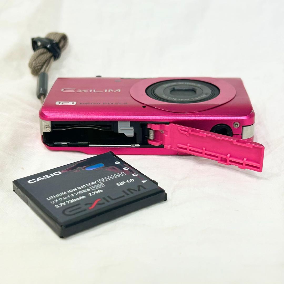 【美品】 CASIO EXILIM EX-Z90 12.1MP ピンク デジカメ
