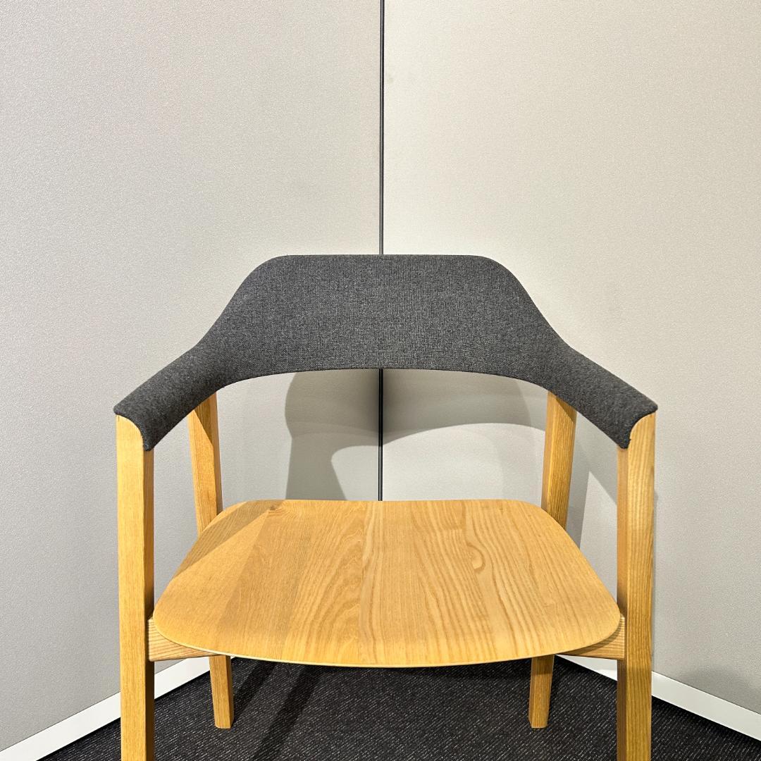 カンディハウス 木製 ダイニングチェア テンダイニング グレー