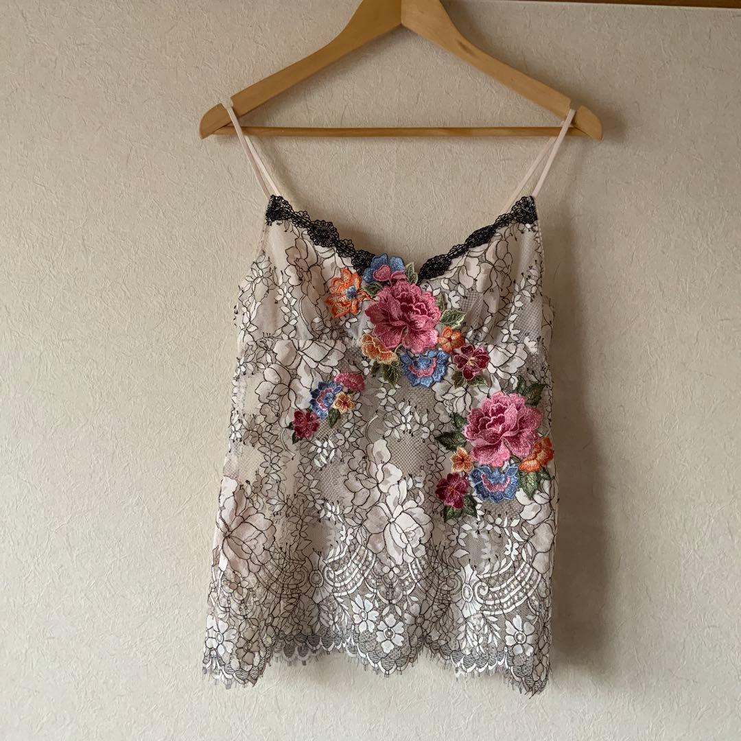 サルート　59 店舗限定　フォークロア PI キャミソール　M