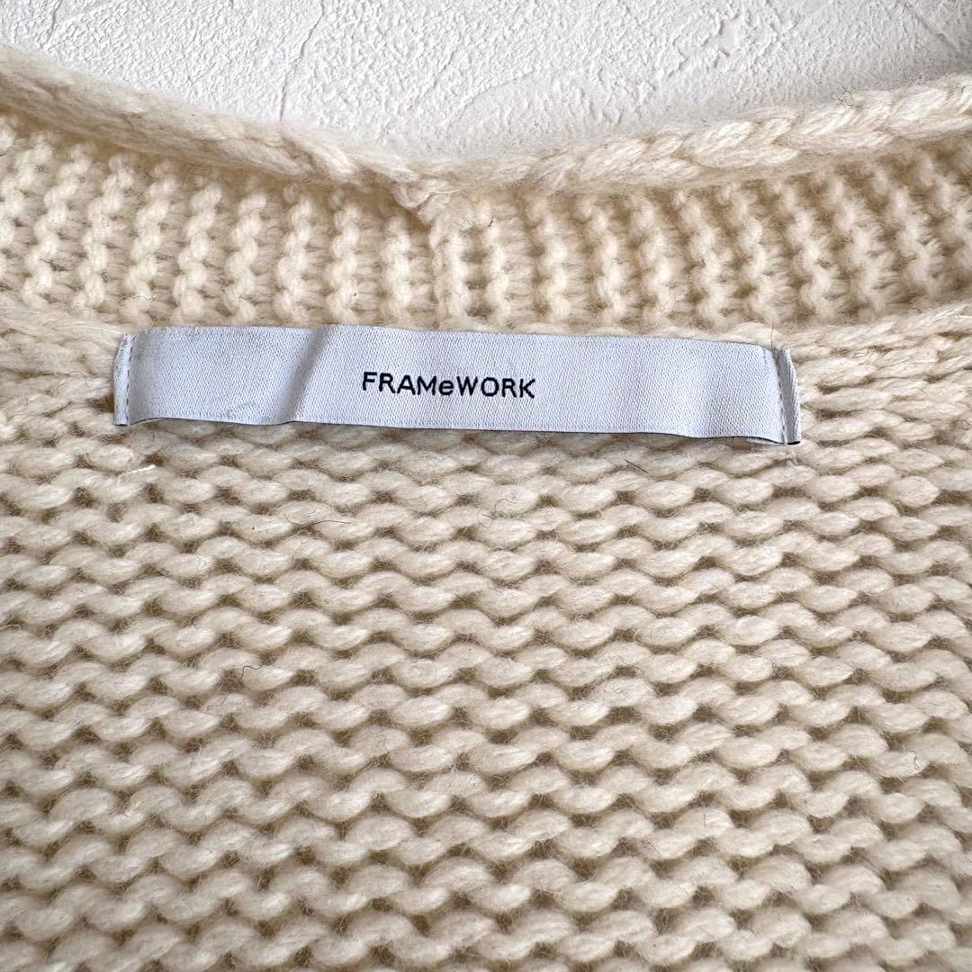 25AW✨ FRAMeWORK ジャガードカーディガン　フレームワーク