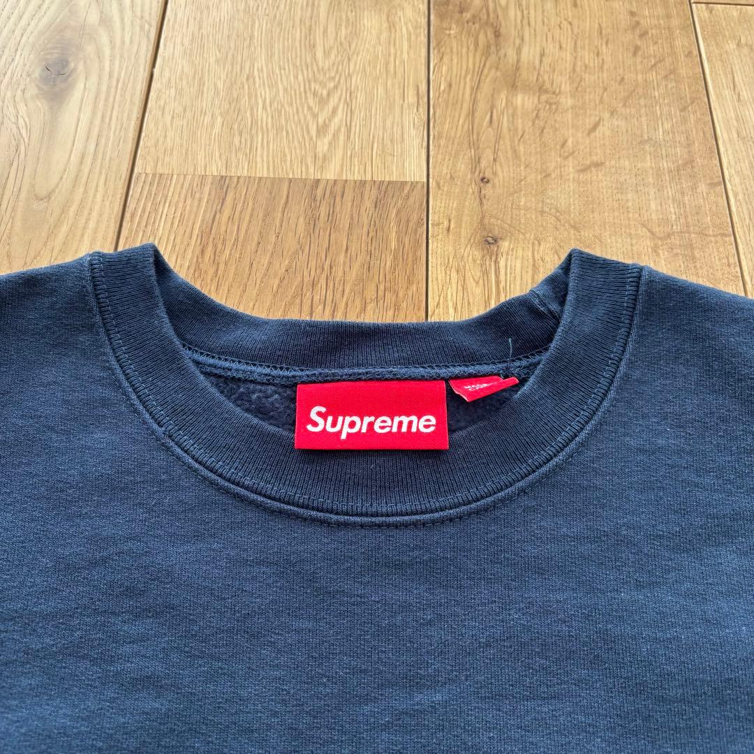 【極希少】Supreme Crest Crewneck ネイビー プラダ 大人気
