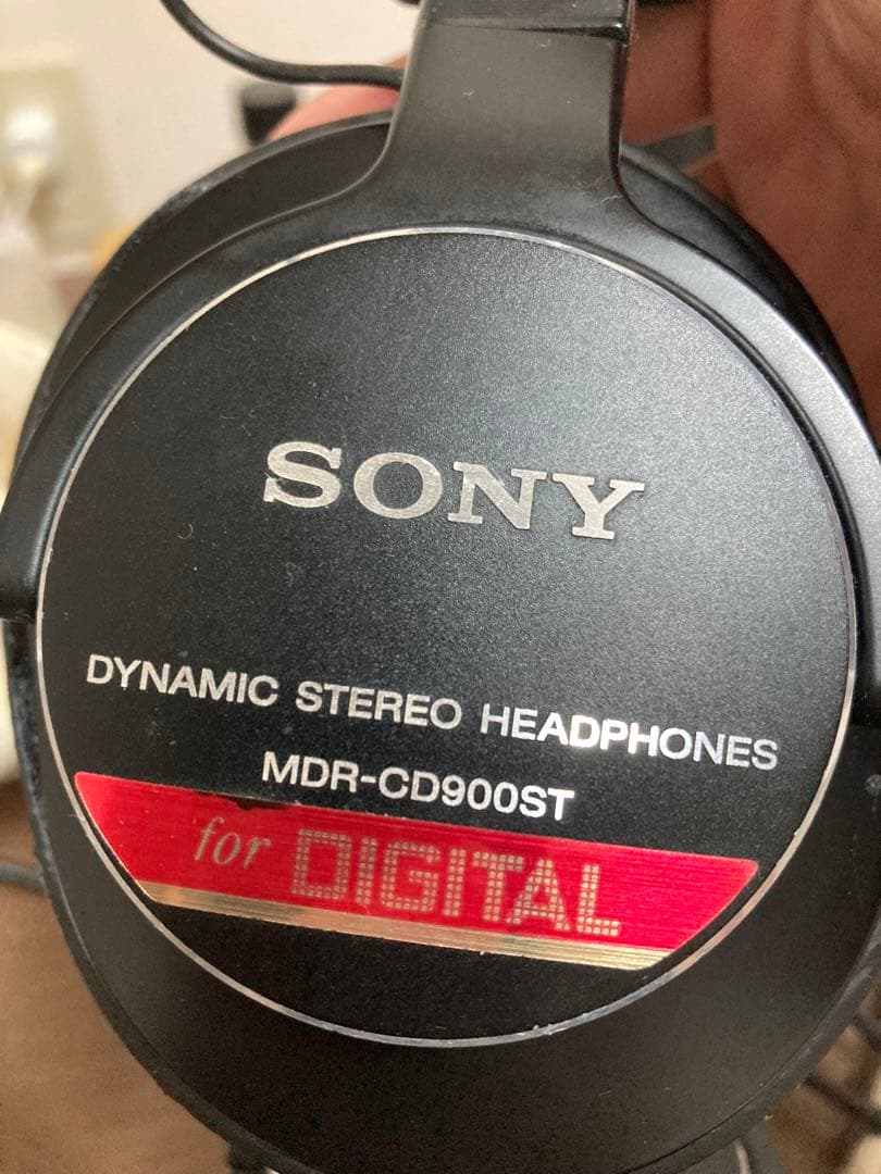 【変換ジャック付き】SONY MDR-CD900ST 有線ヘッドホン