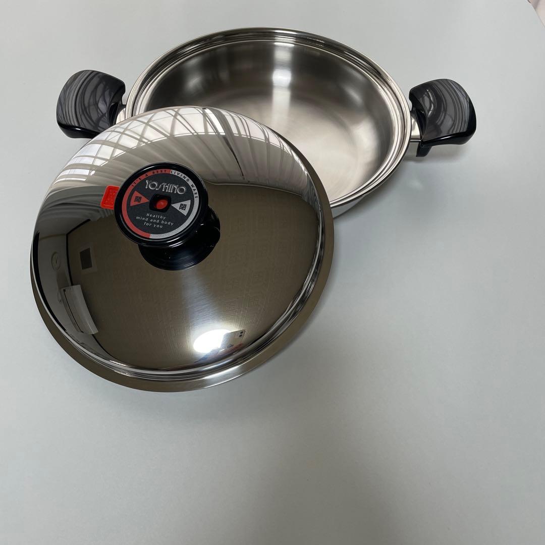 ヨシノクラフト　両手浅鍋24cm