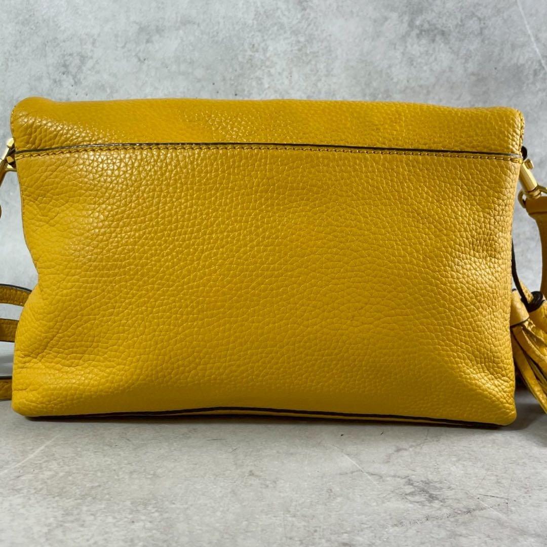 ✨美品✨トリーバーチ　ショルダーバッグ 2way マックグロー　レザー　イエロー