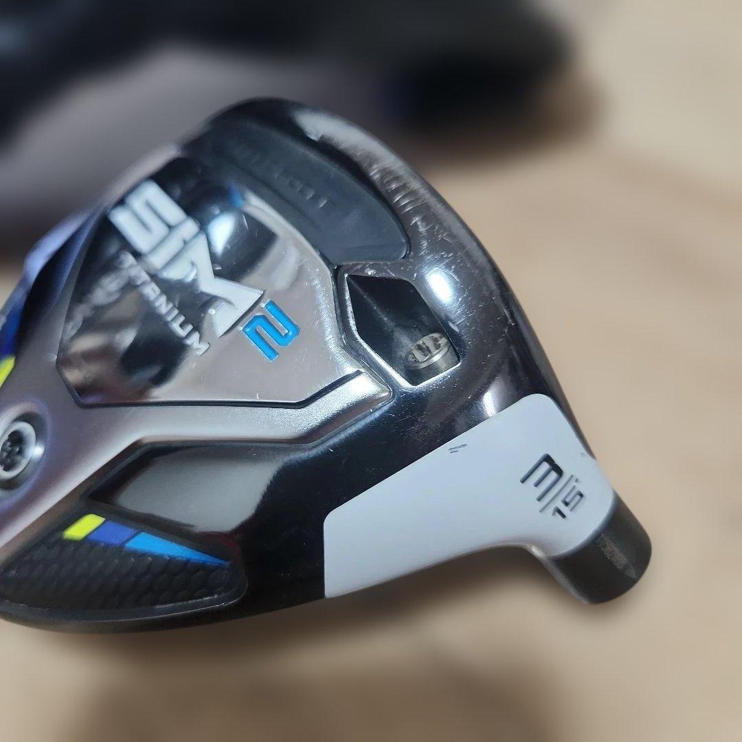 値下げしました！/テーラーメイドSIM2チタニウム/3W『ヘッドのみ』15°