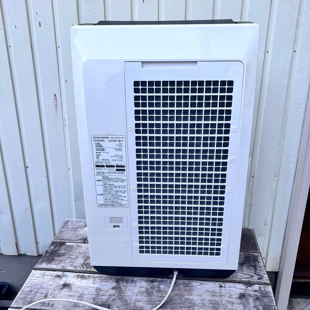 剣*心様 SHARP KC-HD70-W 除加湿空気清浄機 プラズマクラスター