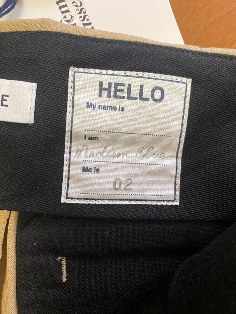 【新品】ドゥーズィエムクラス　MADISONBLUE CHINO パンツ　38