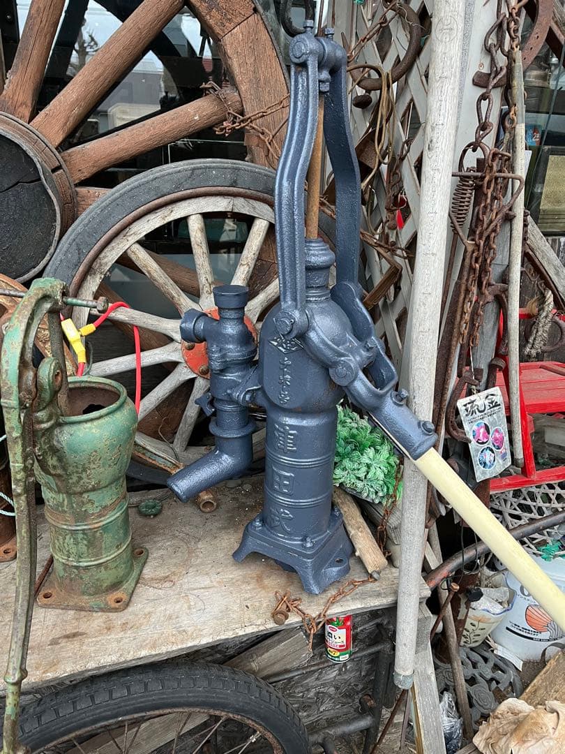 手押しポンプ、津田式ポンプ、密閉式手押しポンプ、手漕ぎポンプ、大型手押しポンプ