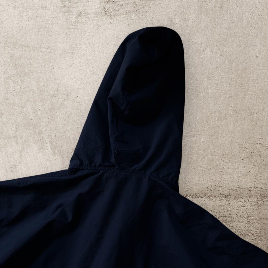 美品90s L.L.Beanエルエルビーンナイロンジャケットドローコード刺繍ロゴ