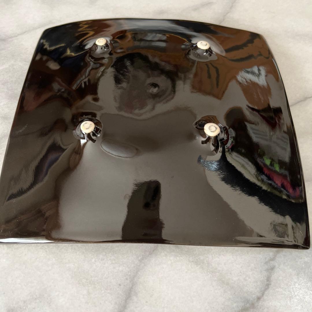 STUDIO 010 Ninja 21cmスクエアプレート ゴールド4枚　未使用