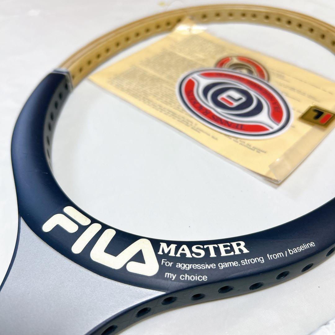 【希少•新品】FILA MASTER テニスラケット 木製 ヴィンテージ