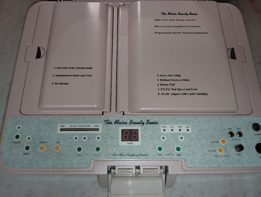 ザ・マイラ ビューティーソニック⑨超音波イオン導入P.E.T.Sマイラソニック