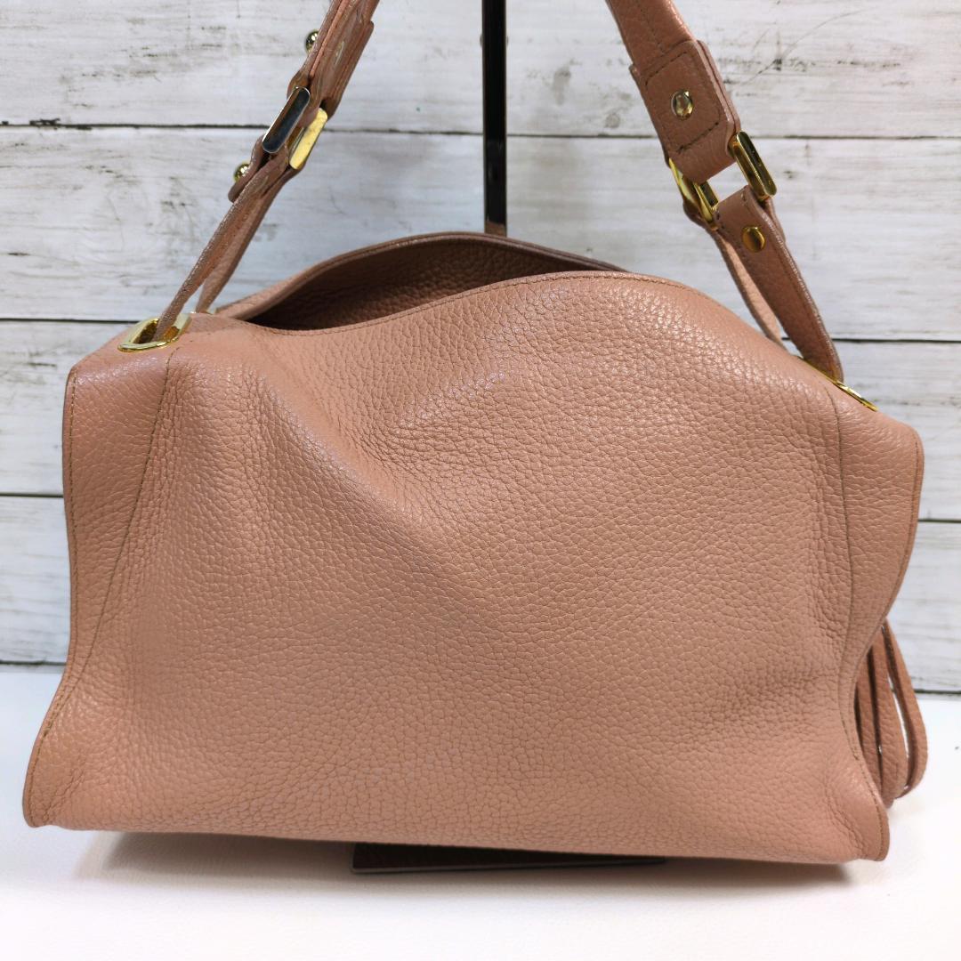 IANNE イアンヌ オリビア ショルダーバッグ ハンドバッグ 2way シボ