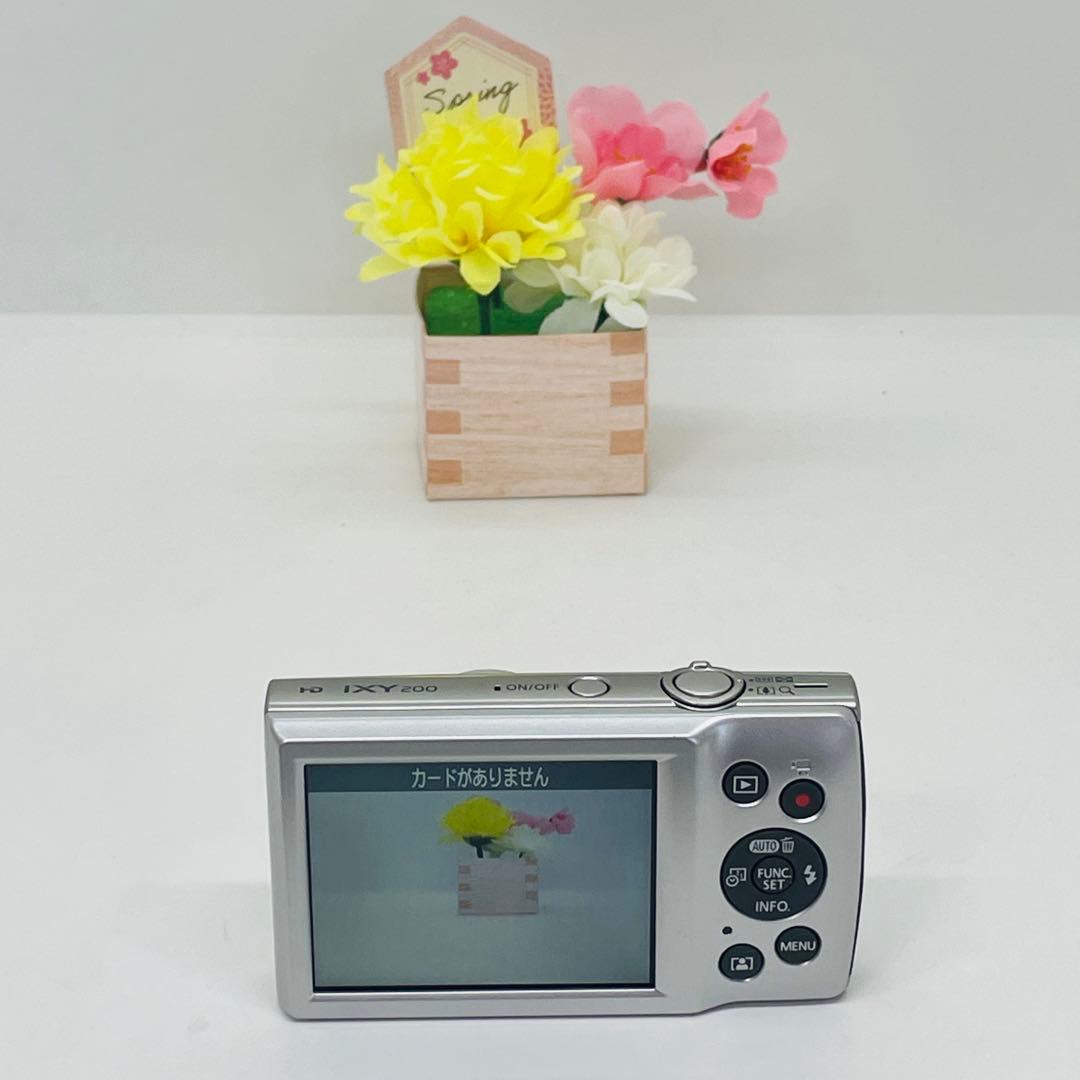 【美品】Canon コンパクトデジタルカメラ　IXY 200 説明書付き