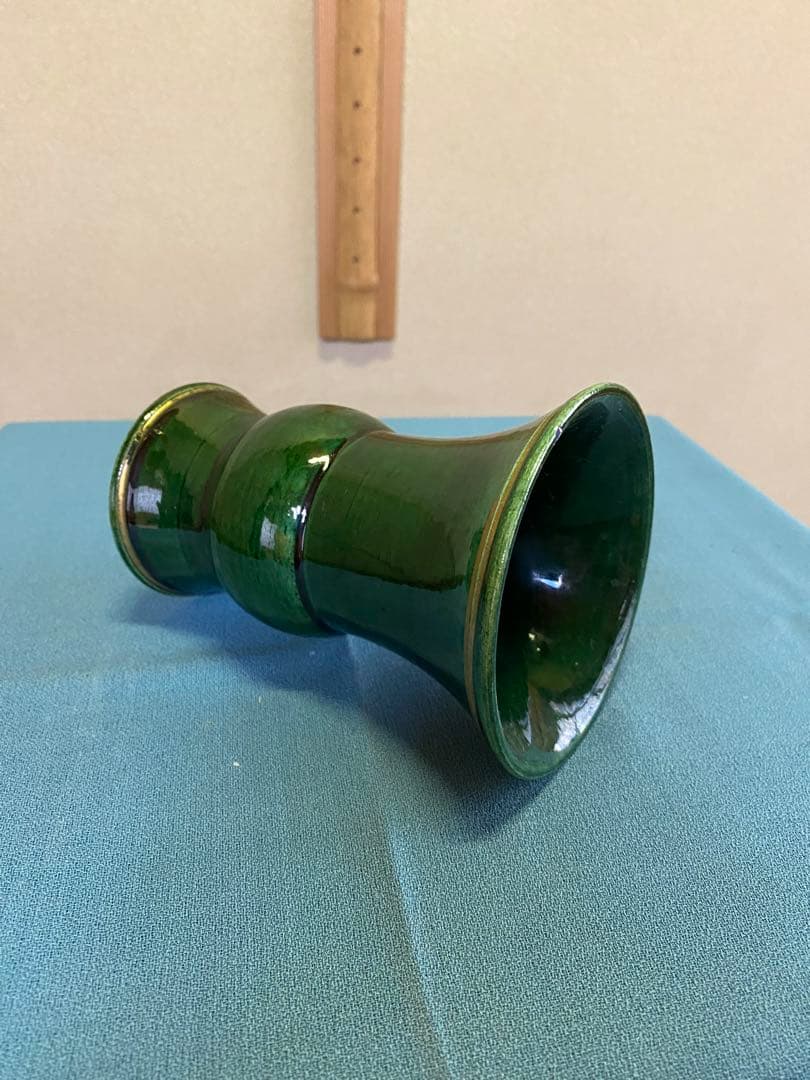 茶道具/三ツ具足 青楽 利休忌 松楽窯