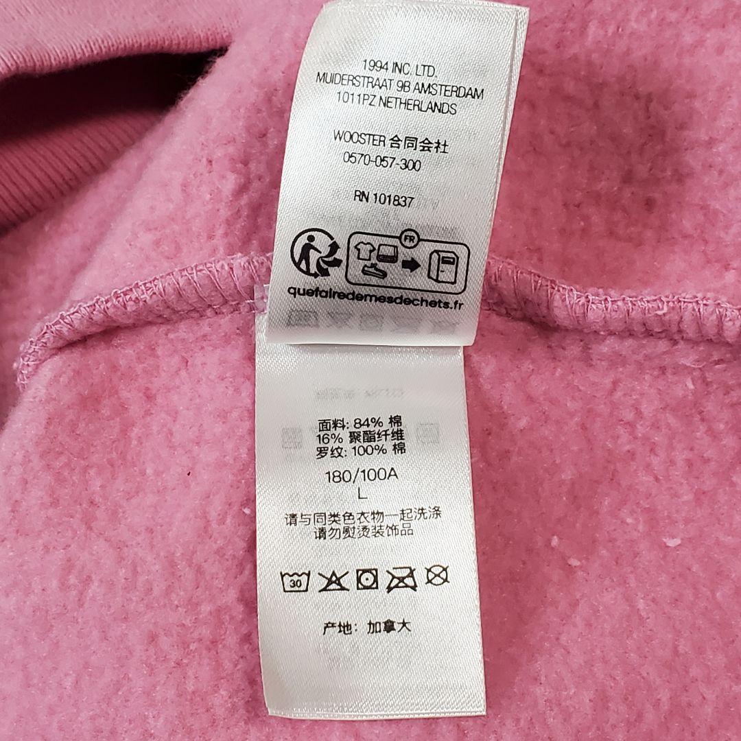 シュプリーム Supreme Small Box Crewneck Pink L