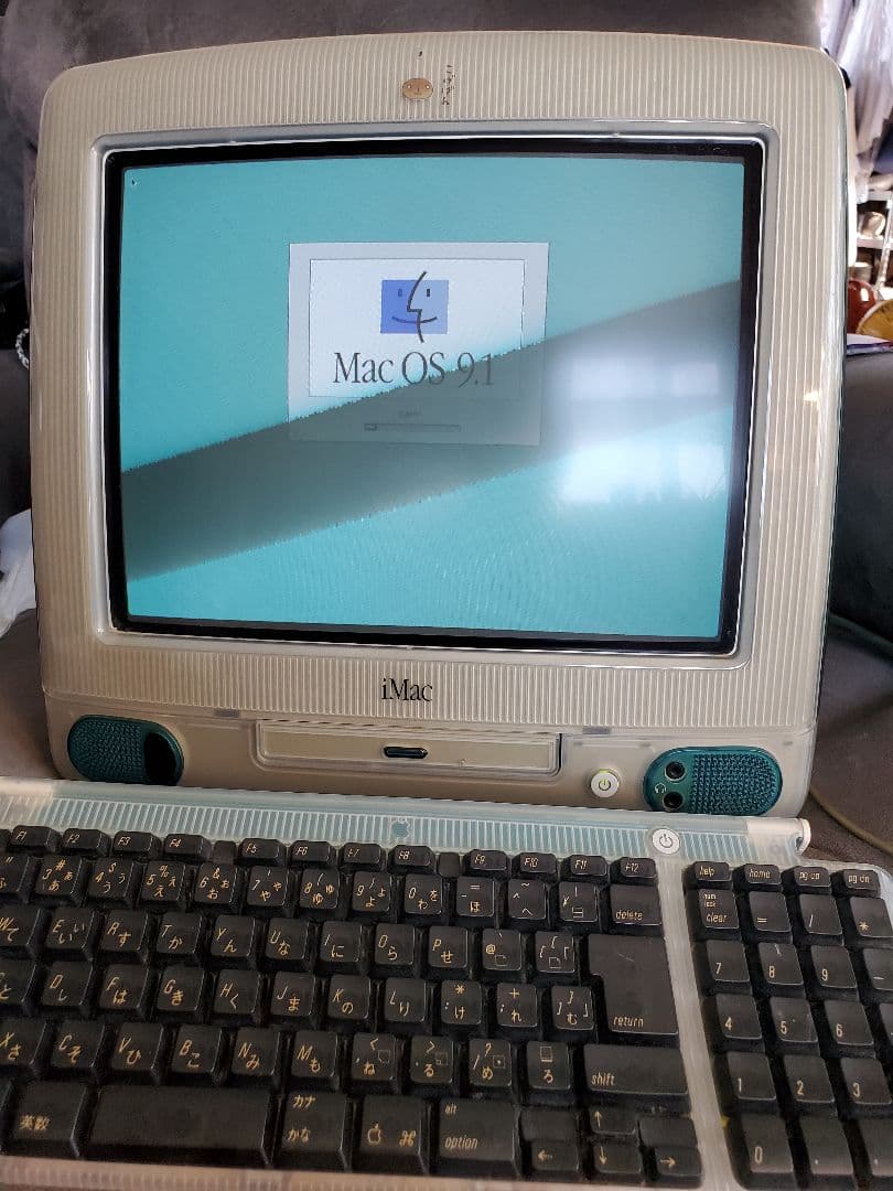 オマケ付き Apple iMac ボンダイブルー初期型