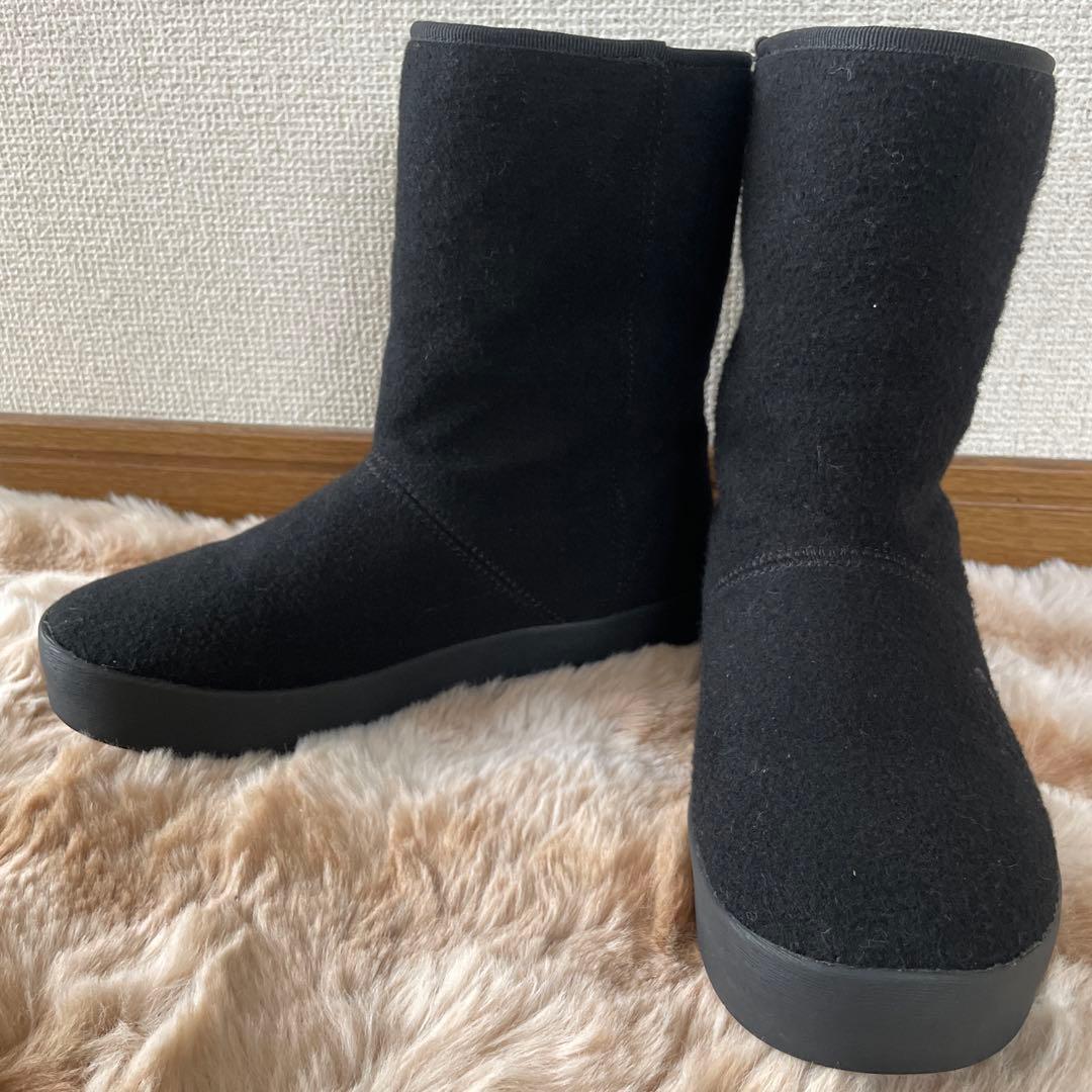 【美品】THE NORTH FACE ブラック ムートンブーツ　24cm