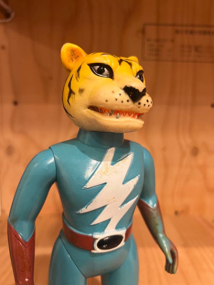 当時物ソフビ　ブルマァク　タイガーセブン28㎝