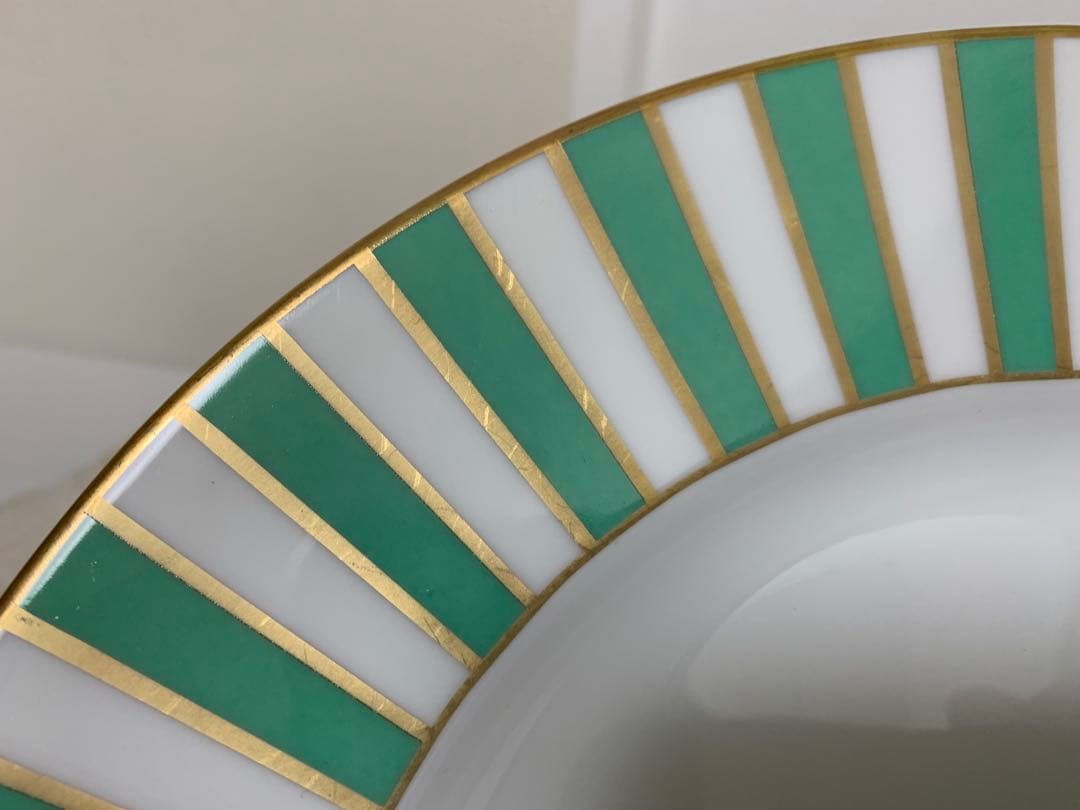 リチャードジノリ アマデウス グリーン プレート 26cm 4枚セット