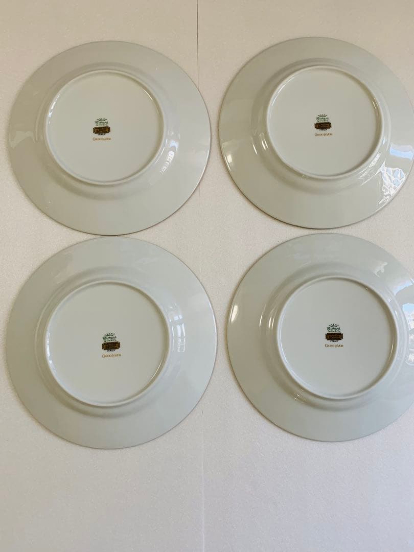 リチャードジノリ アマデウス グリーン プレート 26cm 4枚セット