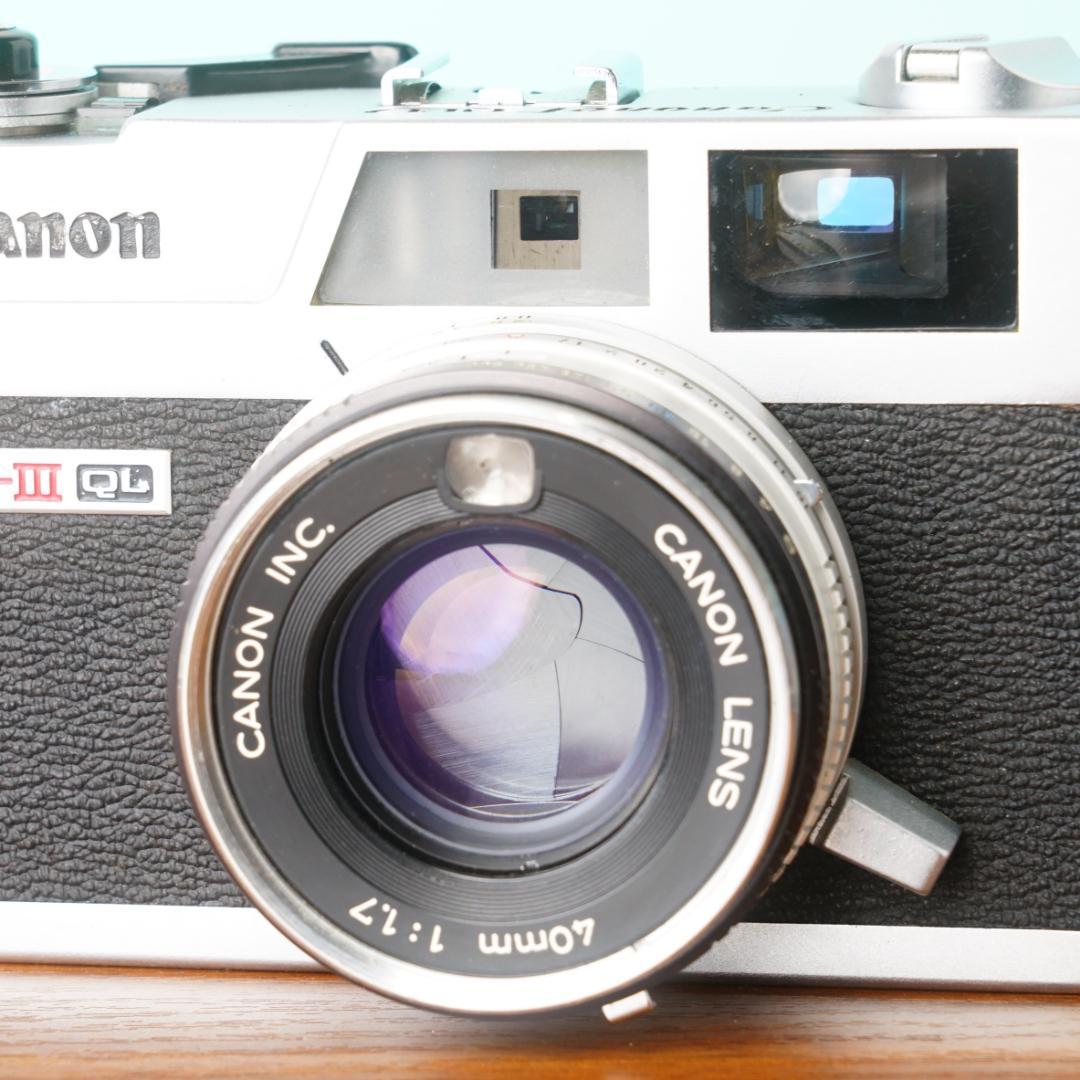 完動品◎Canon ニューキャノネットQL17 G-III フィルムカメラ 67
