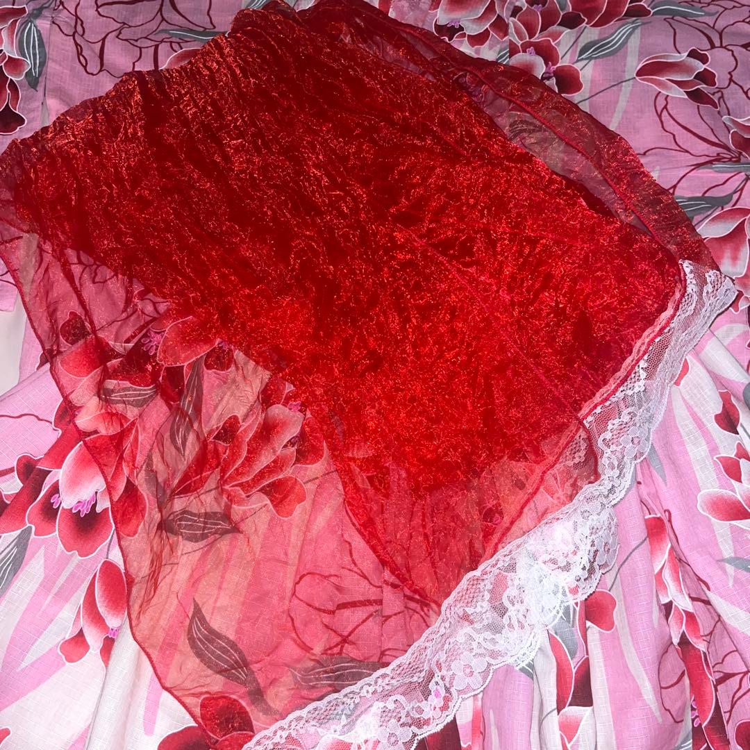 浴衣ドレス 大人 ピンク 姫ギャル