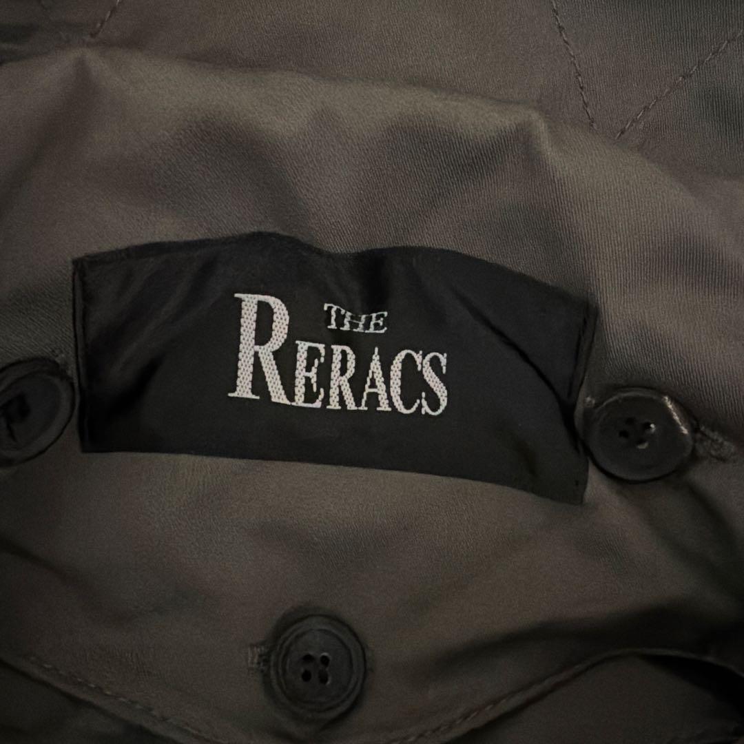 THE RERACS ザ リラクス グレー ショート モッズコート カーキ