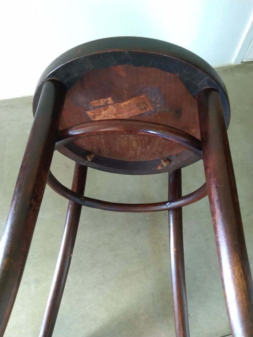 アンティークベントウッドチェア　ヴィンテージ曲げ木椅子 ダークブラウン